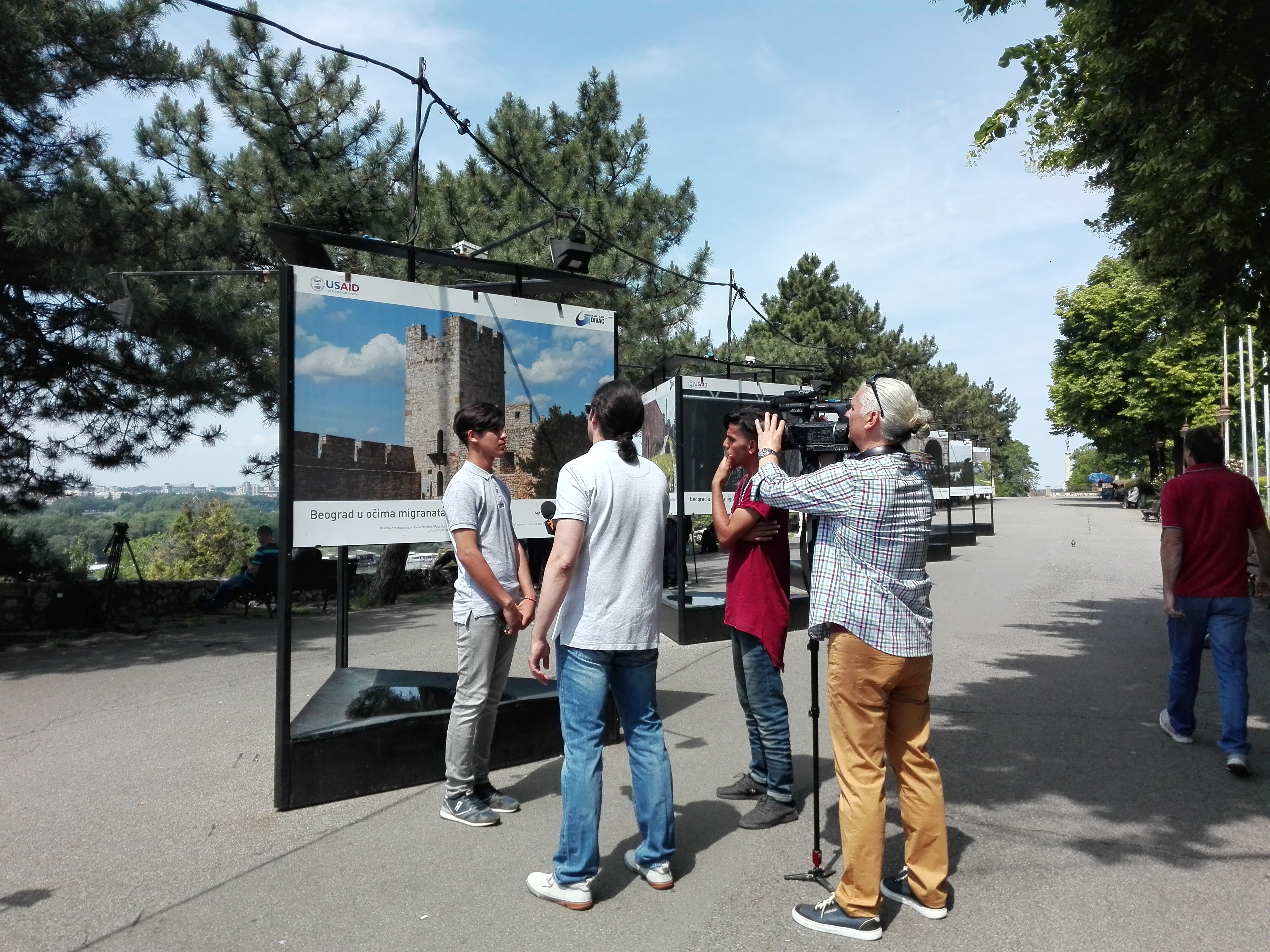 Exhibition "Belgrade in the Eyes of Migrants" at Kalemegdan 