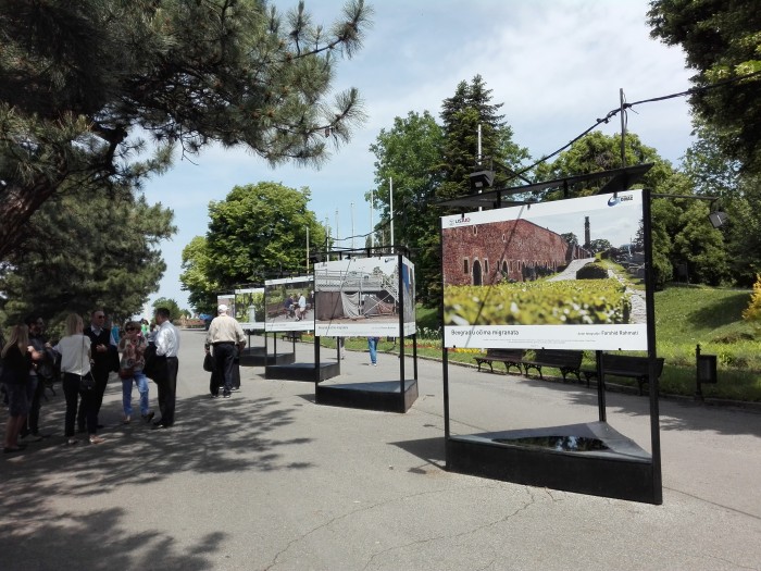 Exhibition "Belgrade in the Eyes of Migrants" at Kalemegdan