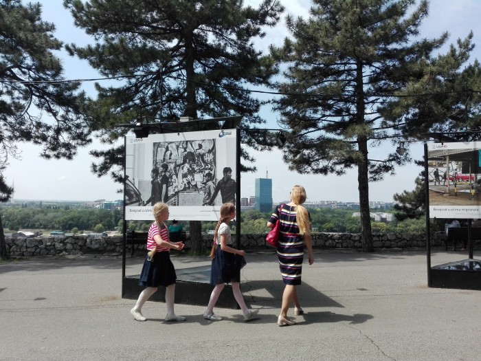 Exhibition "Belgrade in the Eyes of Migrants" at Kalemegdan