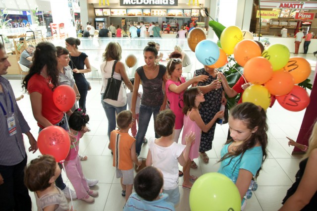 Osmesi najmlađih u Ušće Shopping Centru